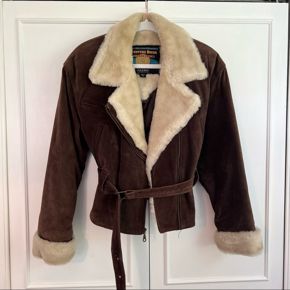 Adventure Bound Suede Leather Motto Jacket